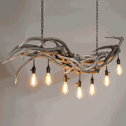 Axis Deer Chandeliers