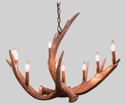 Moose Antler Chandeliers