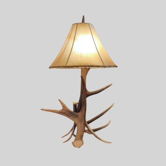 Moose & Elk Antler Table Lamp