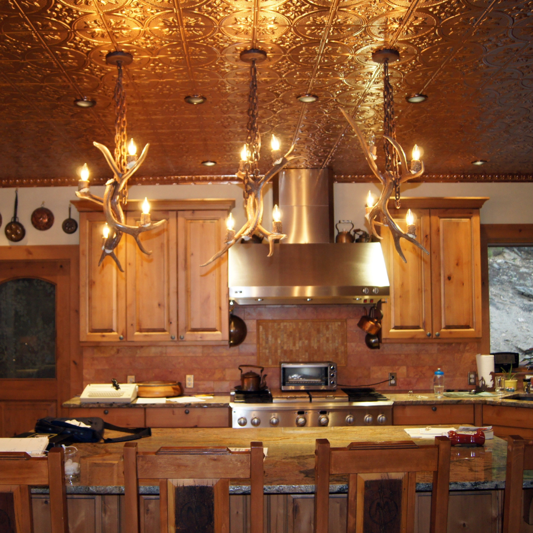 Mt. Lindsay Mule Deer Antler Pendant Light - 4 Lights