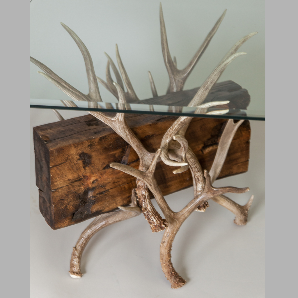 Timberline Mule Deer Antler End Table