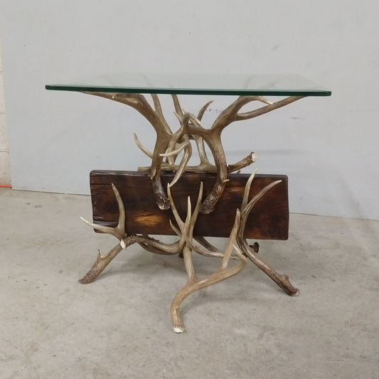 Timberline Mule Deer Antler End Table